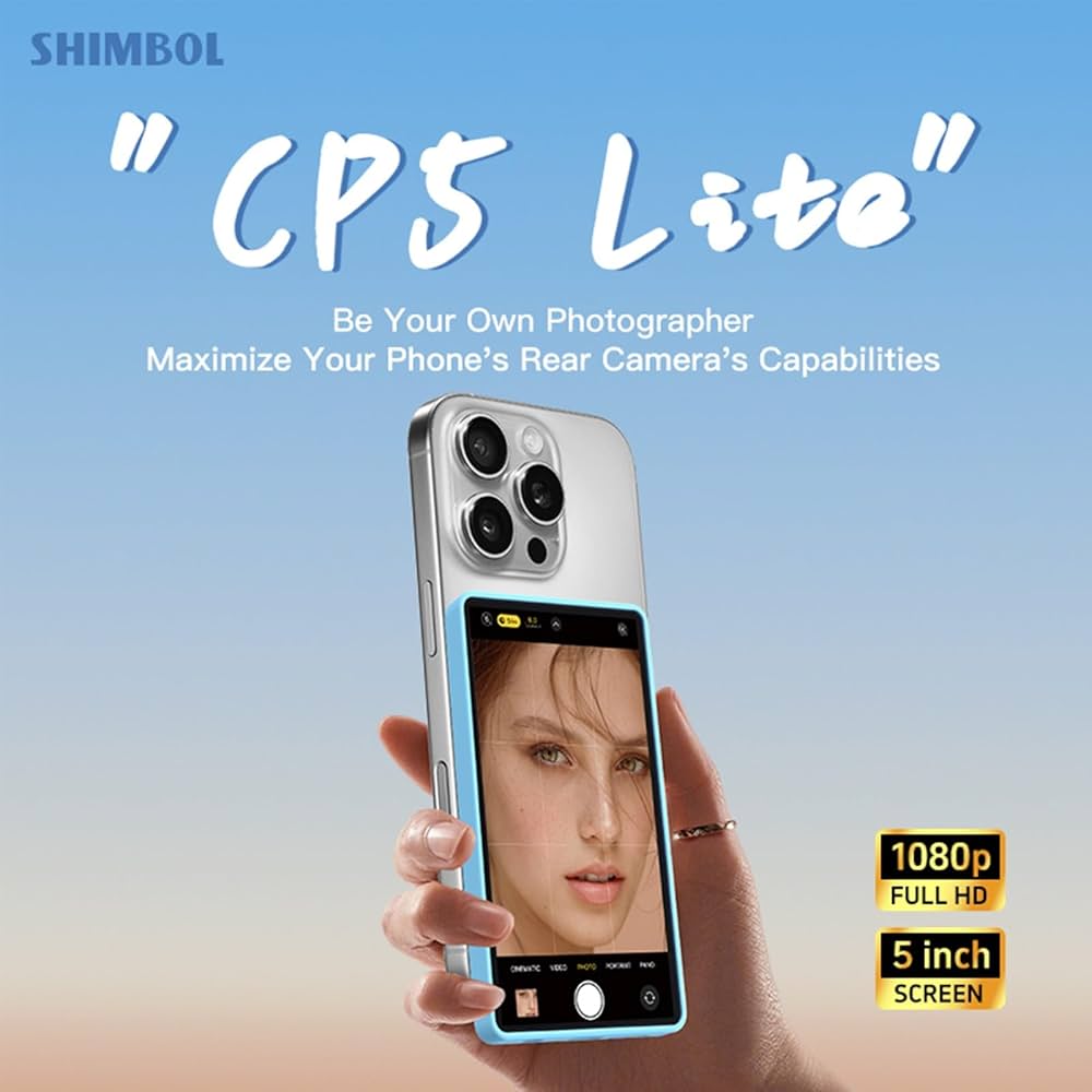 Shimbol CP5 5インチ タッチスクリーン セルフィーモニター Amazon.co.jp: Shimbol iPhone用リアカメラセルフィーモニター